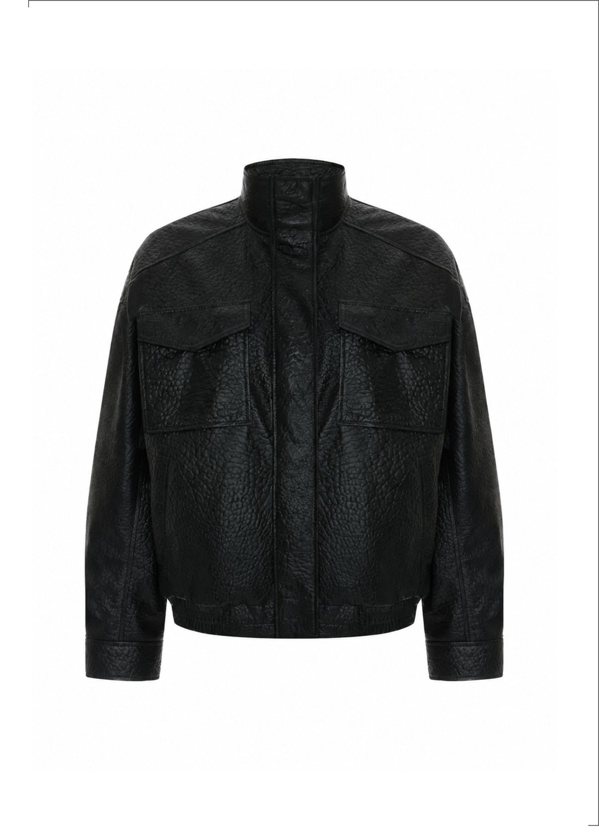 Zoe Leather Bomber Jacket