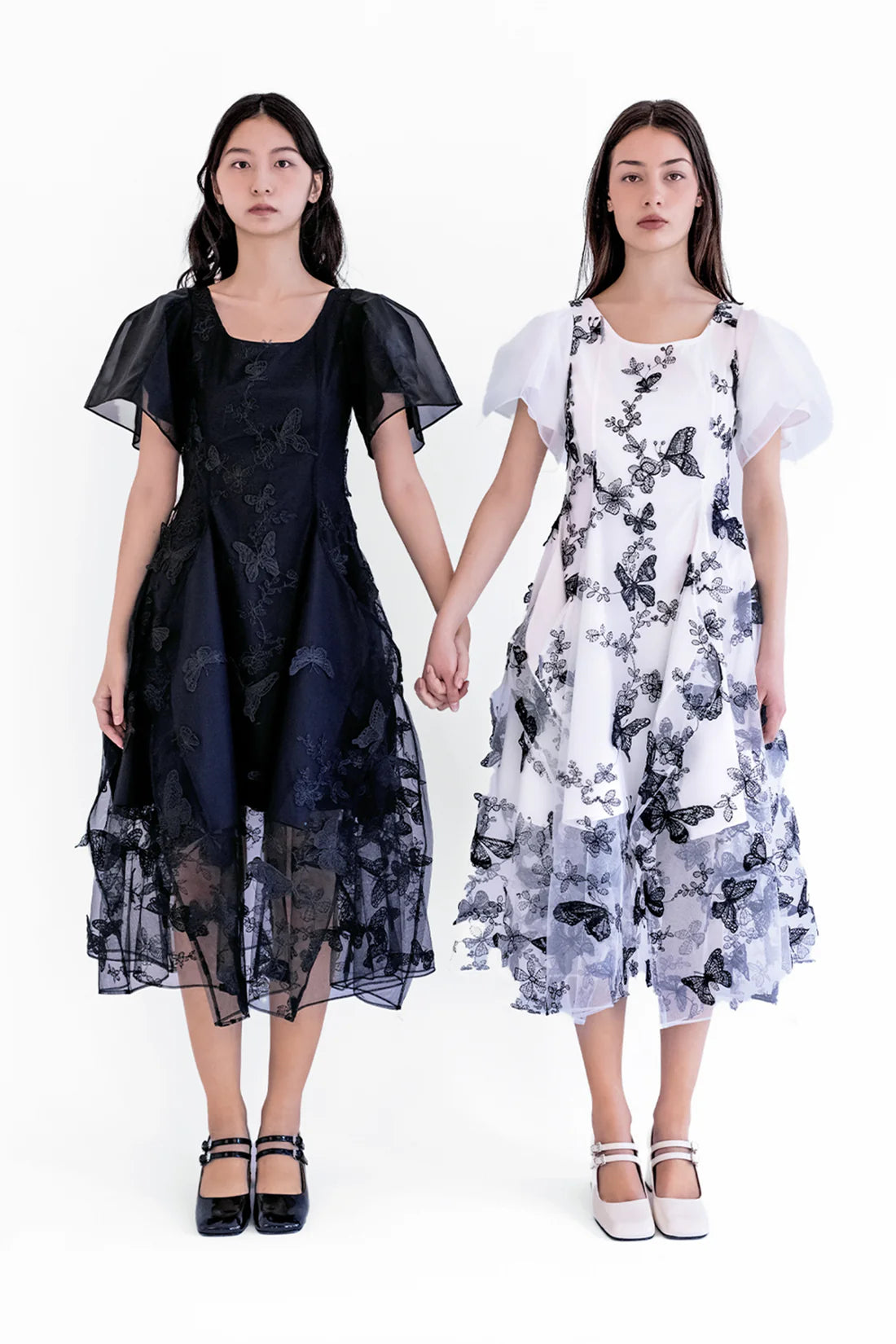 Butterfly Dress - White Or Black