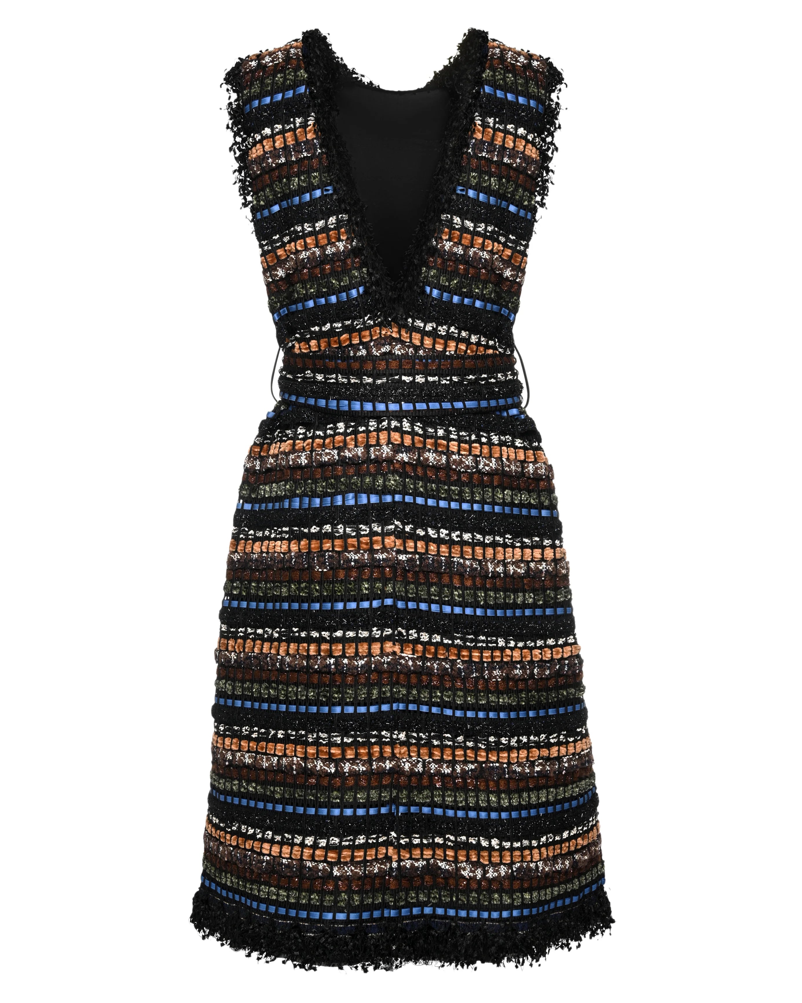 Tweed Brown Dress