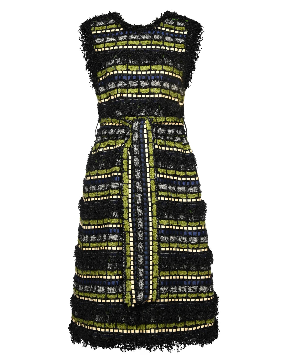 Tweed Green Dress