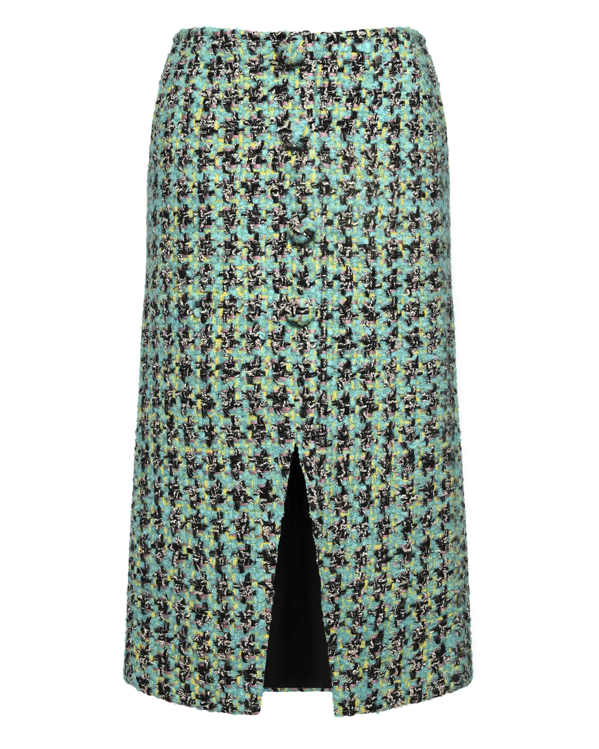 Boa Tweed Skirt Green
