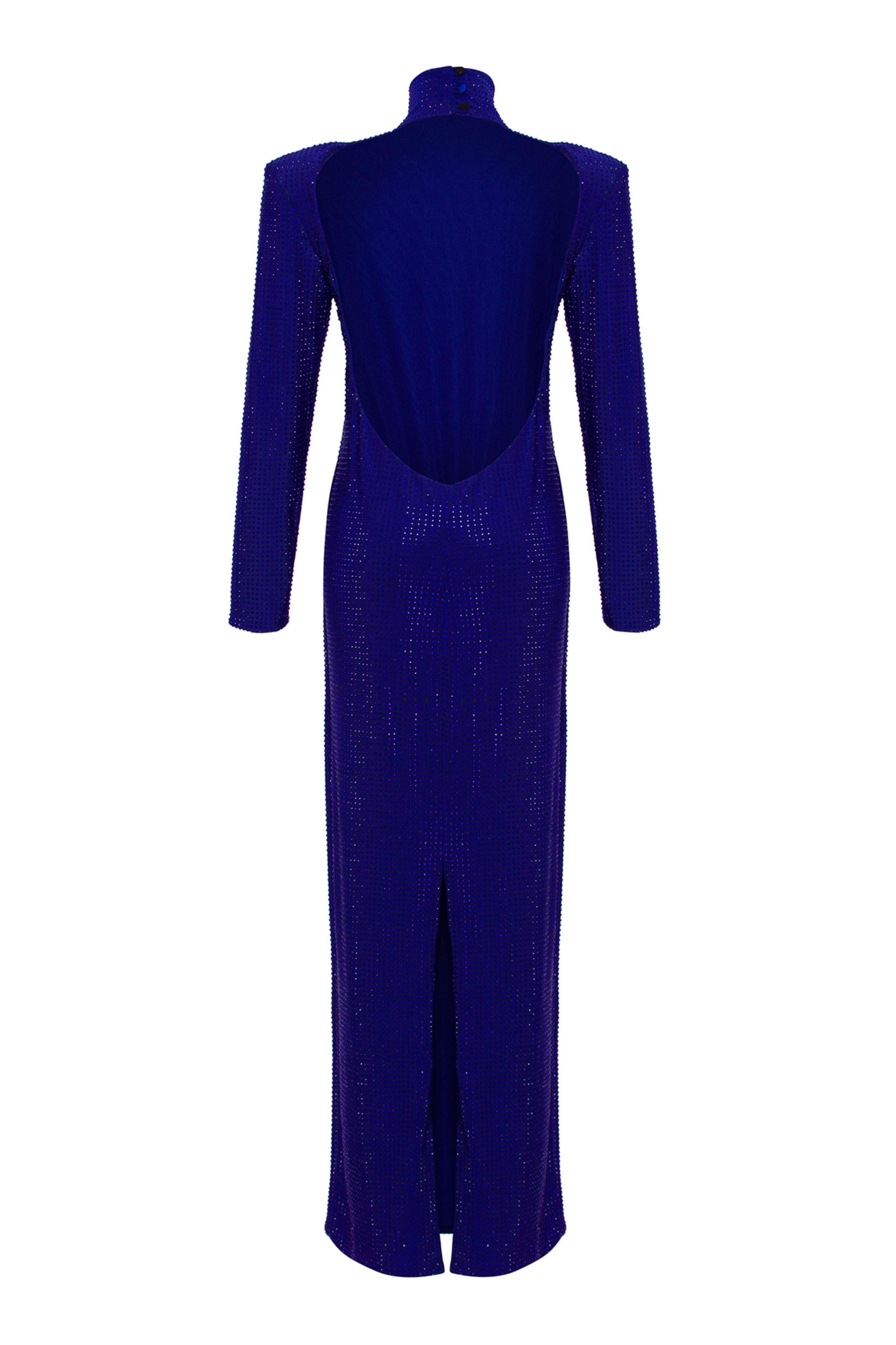 Iona Crystal-Embellished Jersey Gown