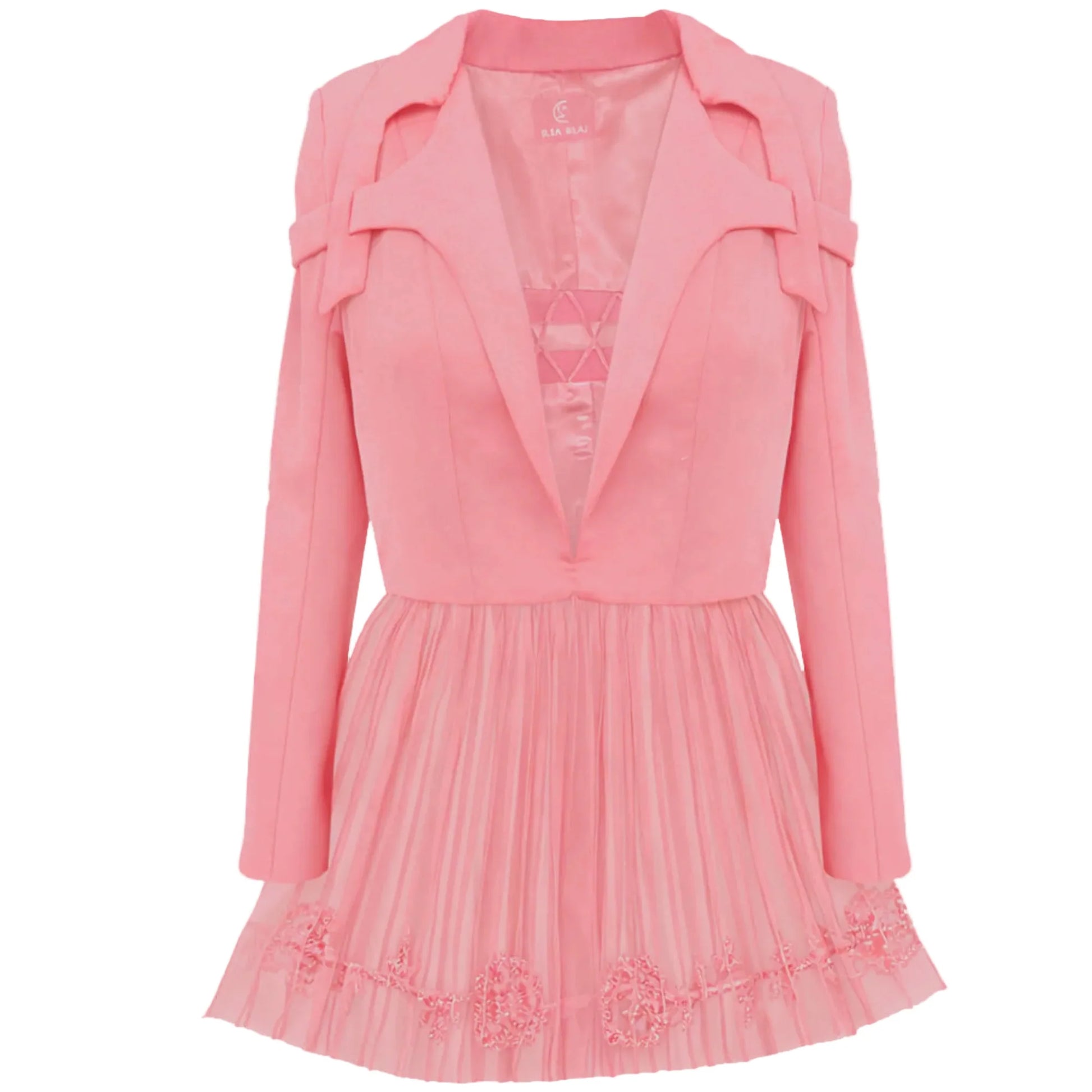Pink Peplum Style Jacket