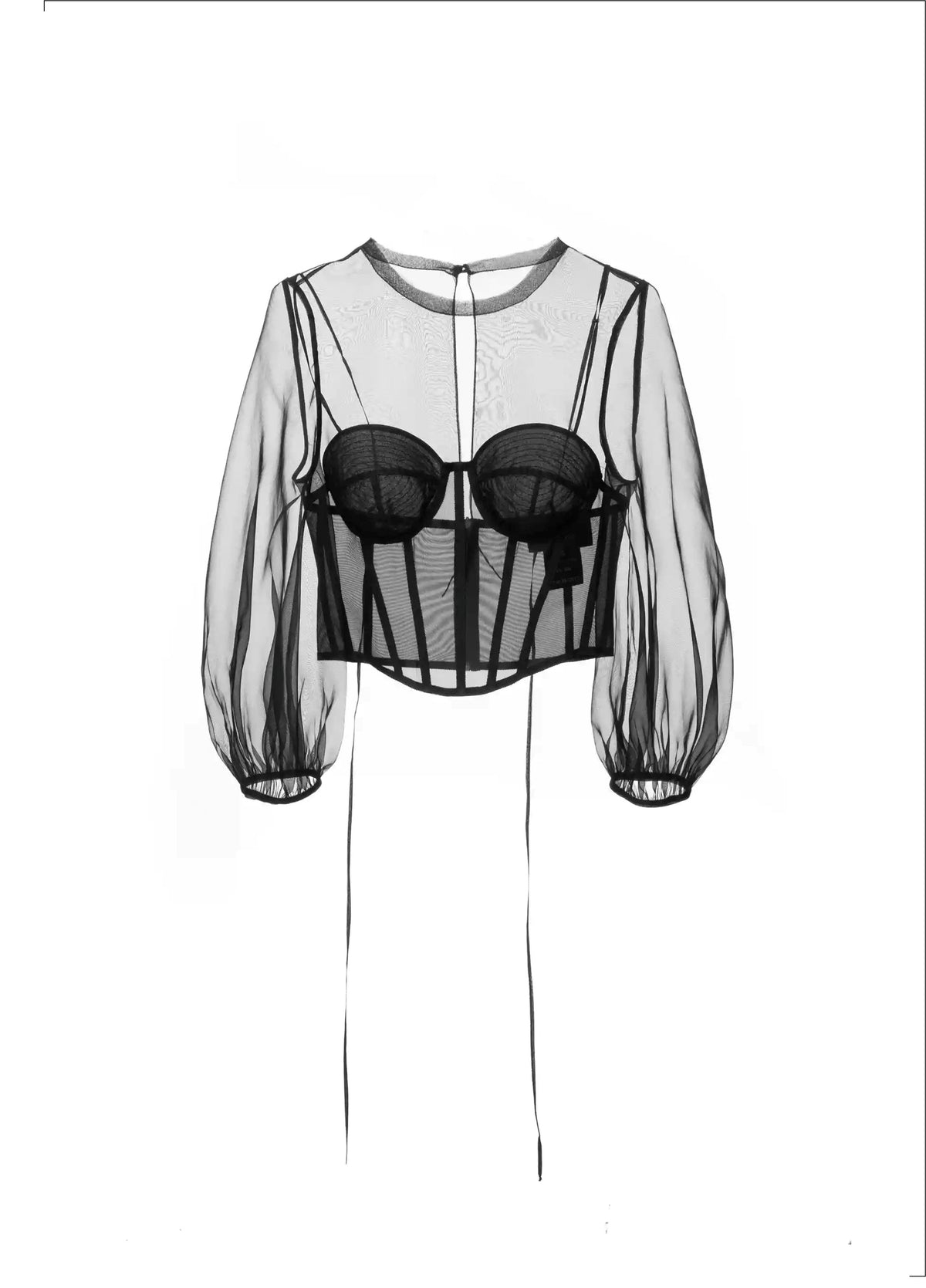 Corset Black Top
