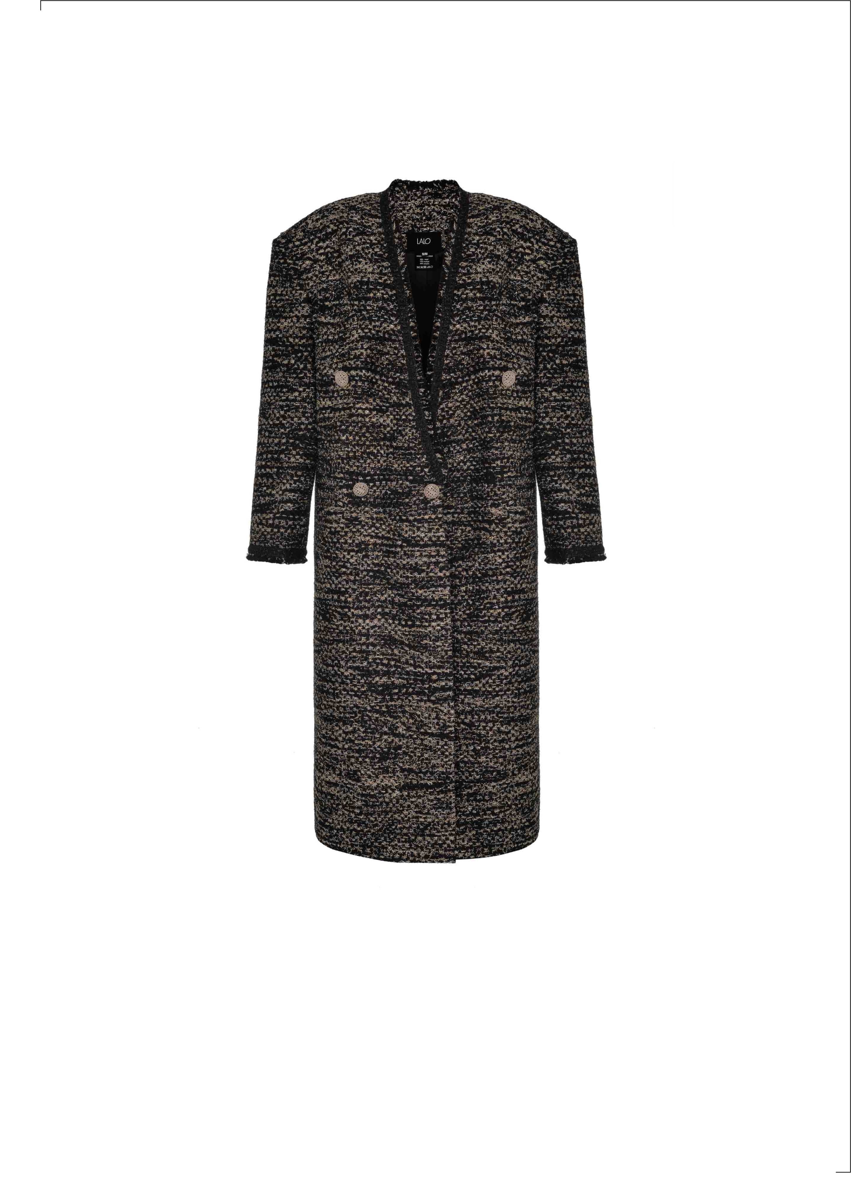 Tweed Grape Coat
