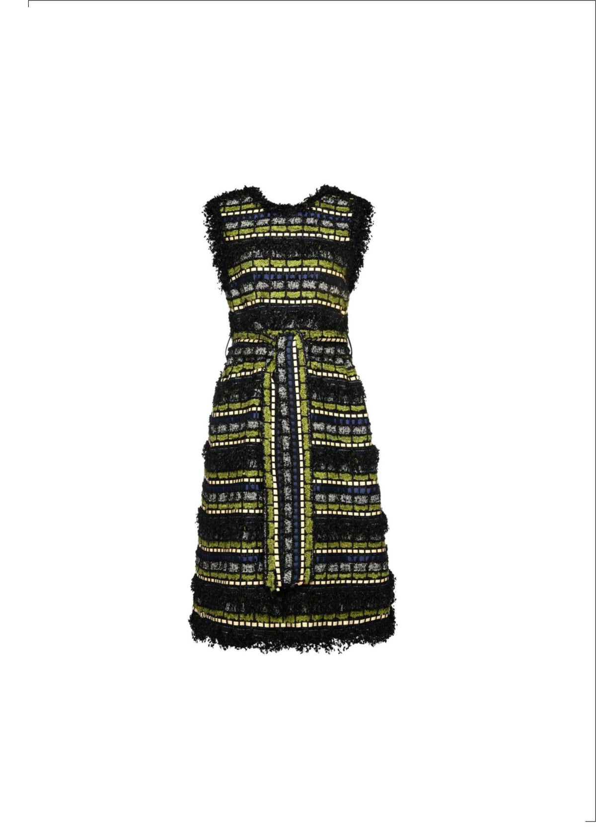 Tweed Green Dress