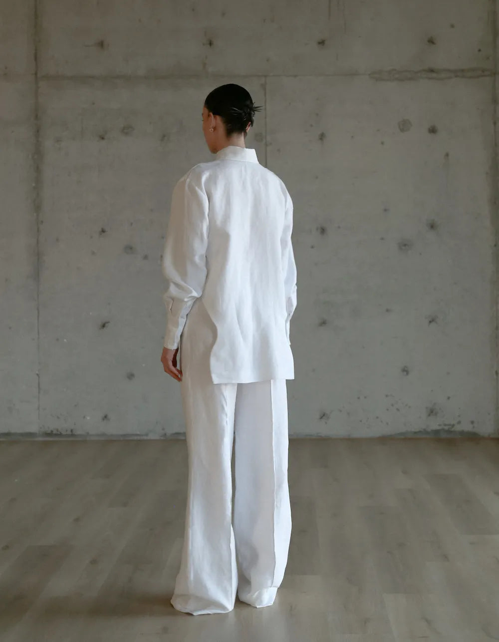 Affra White Linen Shirt