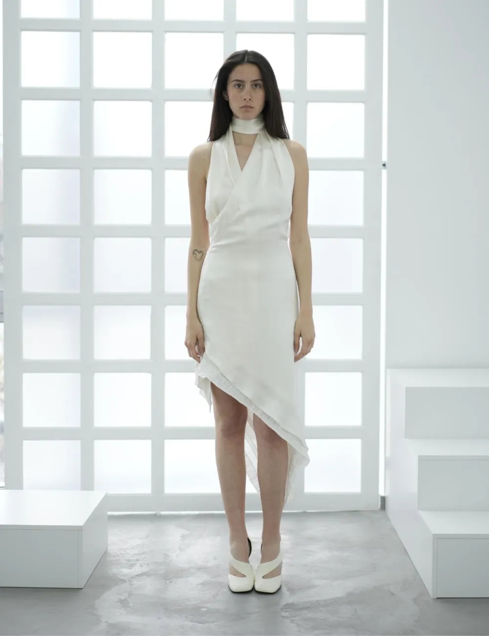 Nyre Silk Midi Dress
