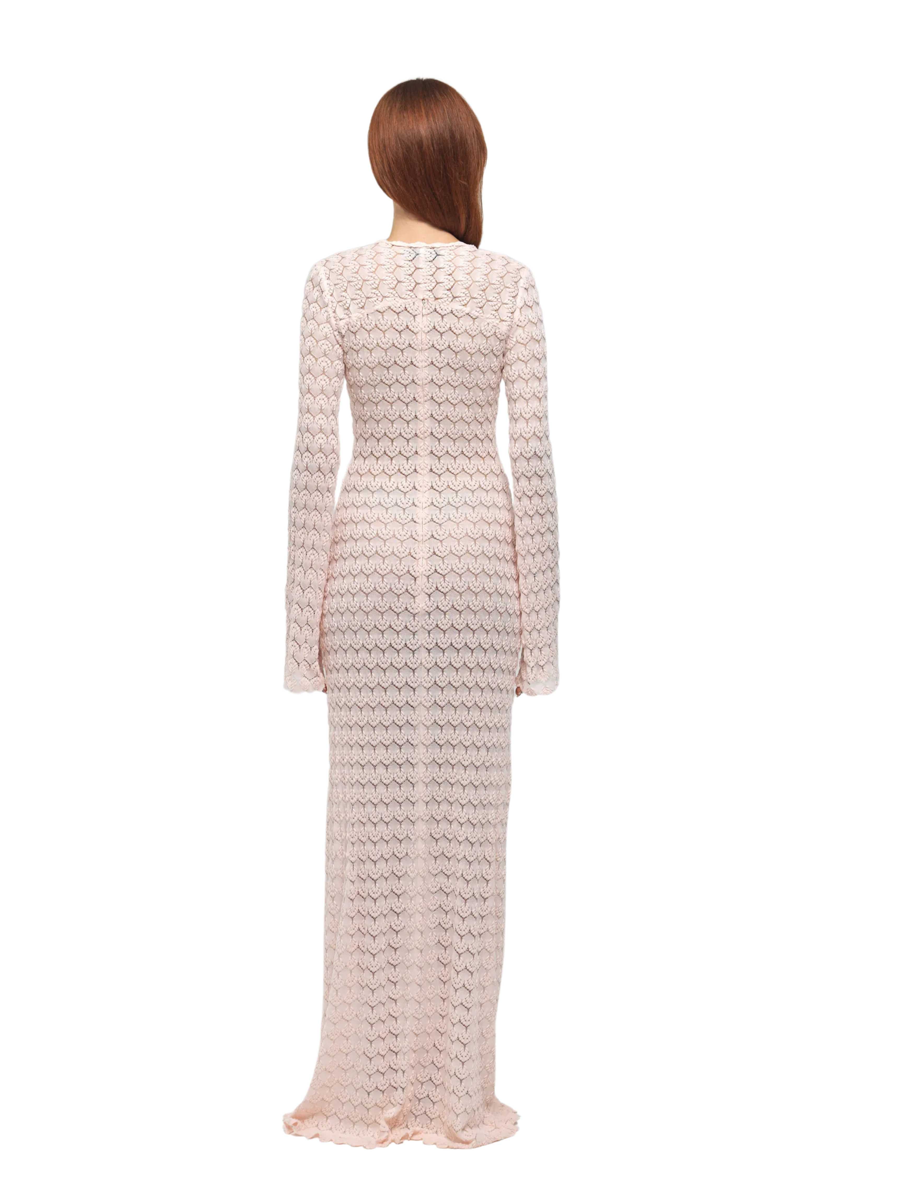 Ejona Pink Knit Dress