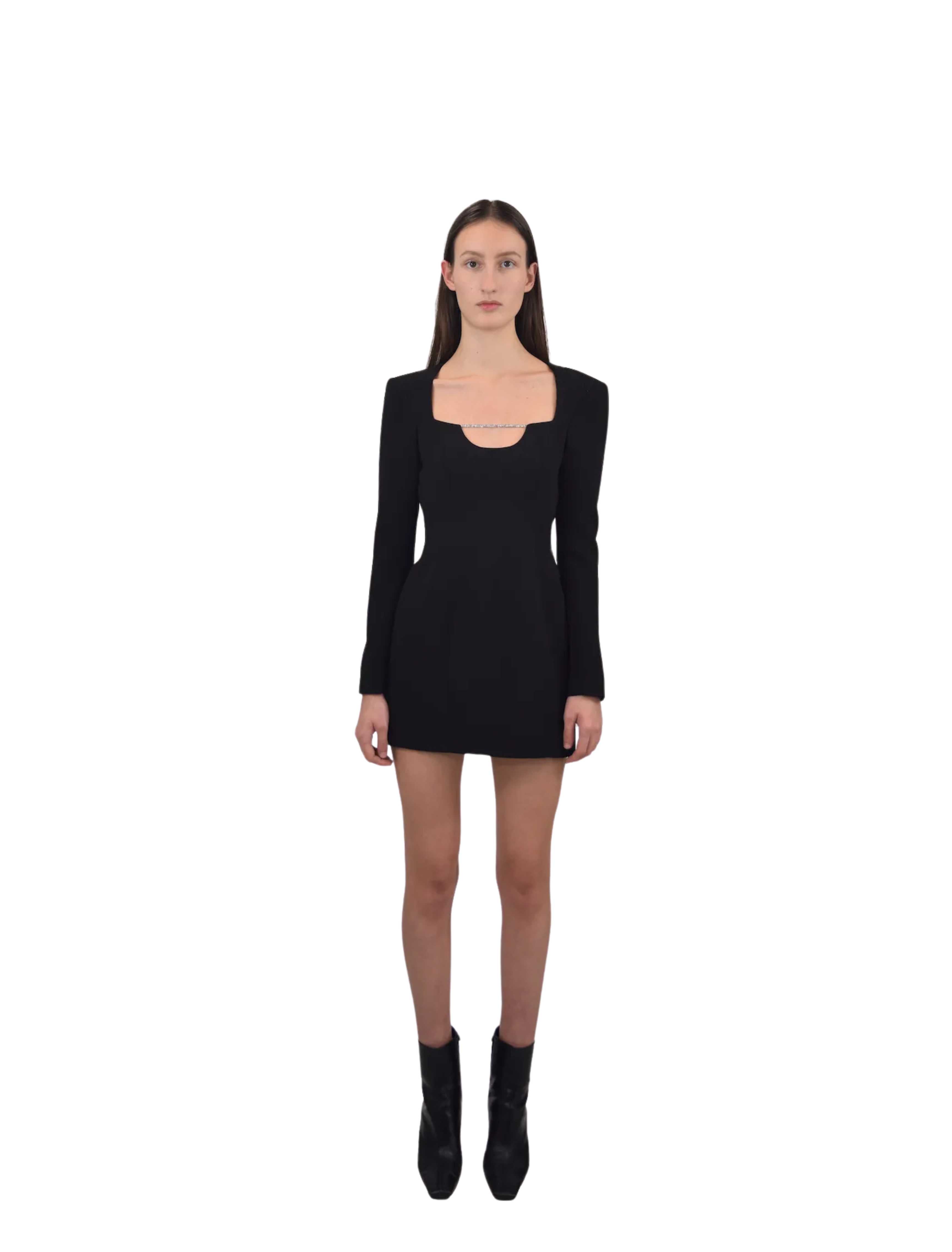 Inga Mini Black Dress