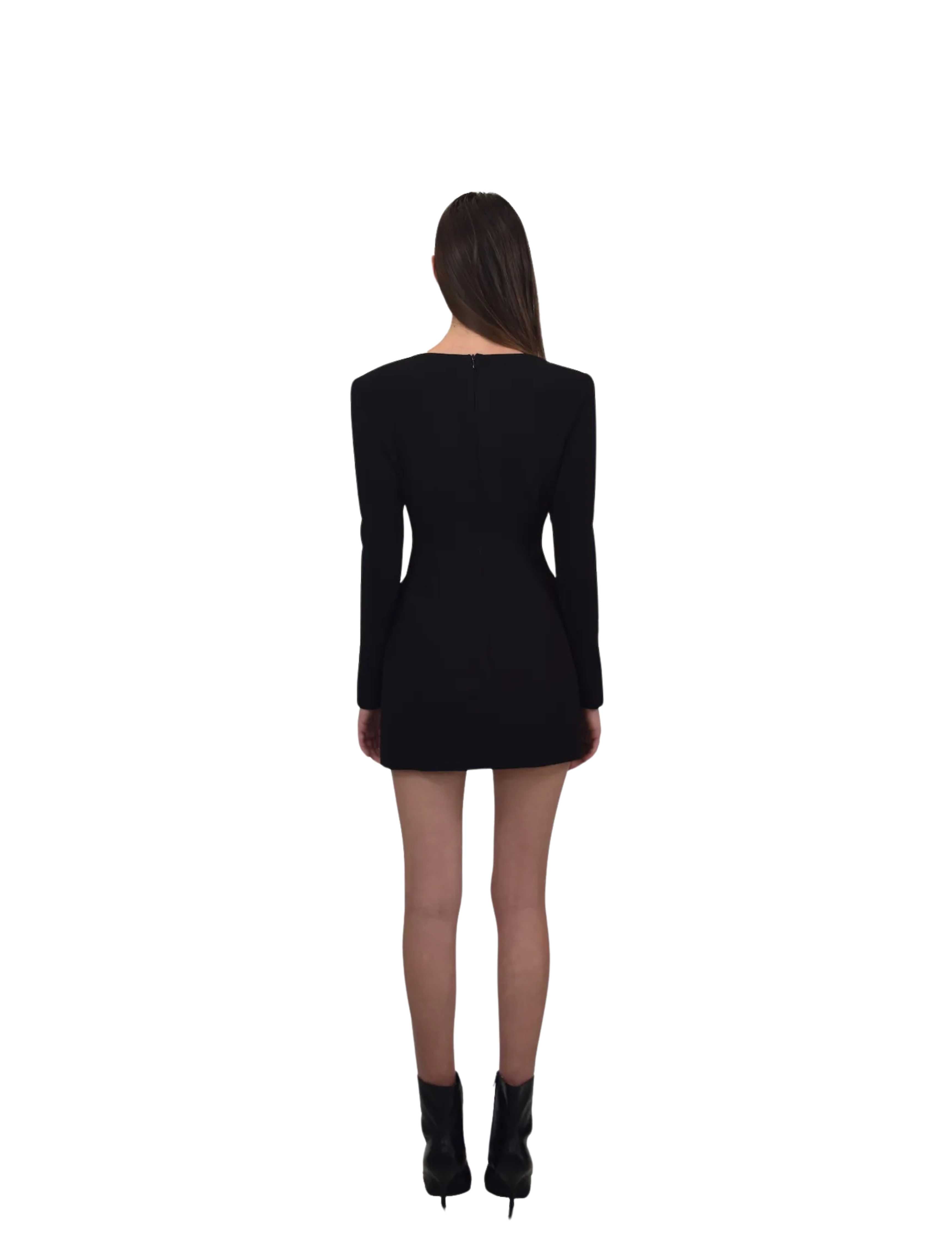 Inga Mini Black Dress