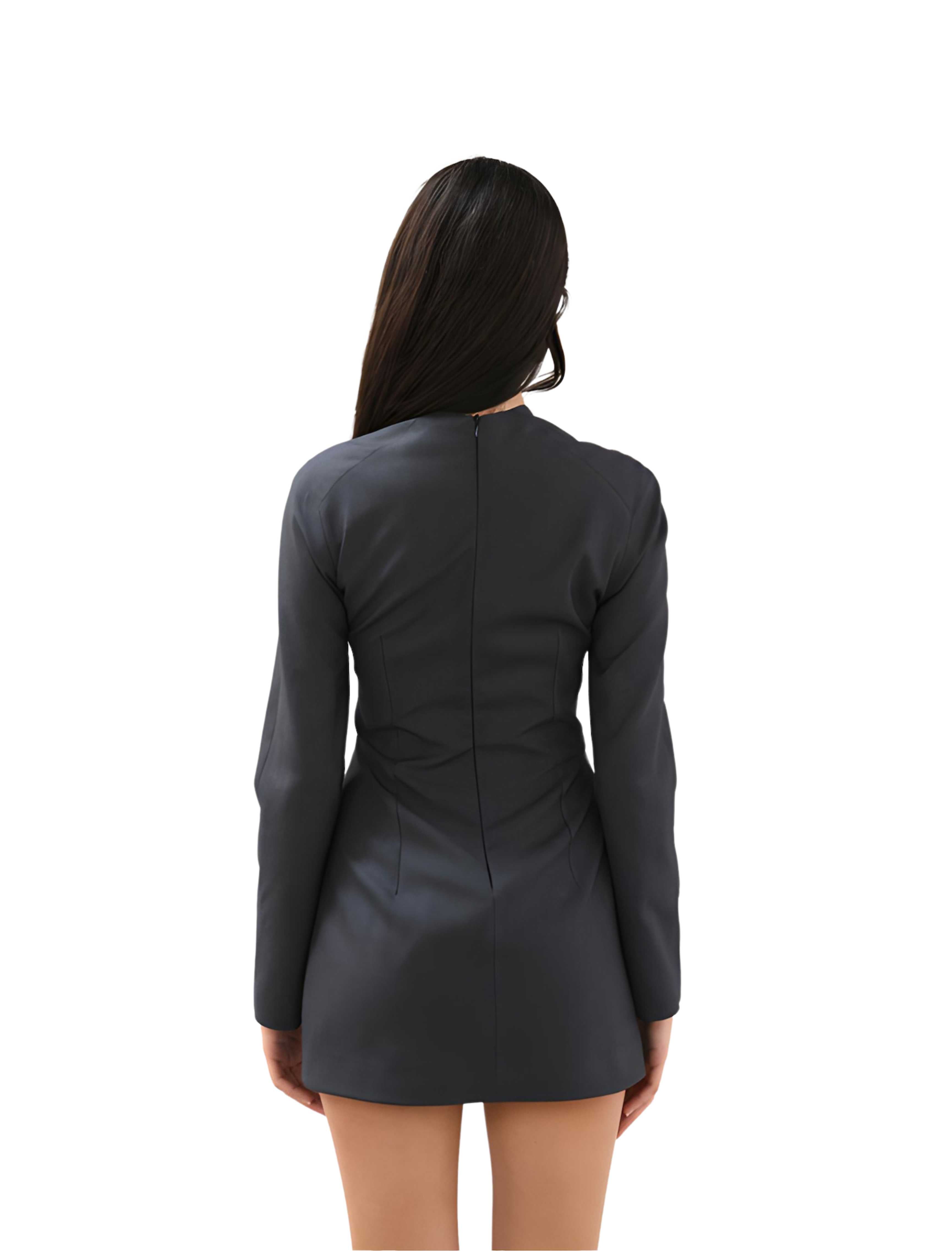Misa Wool Blend Short Dress