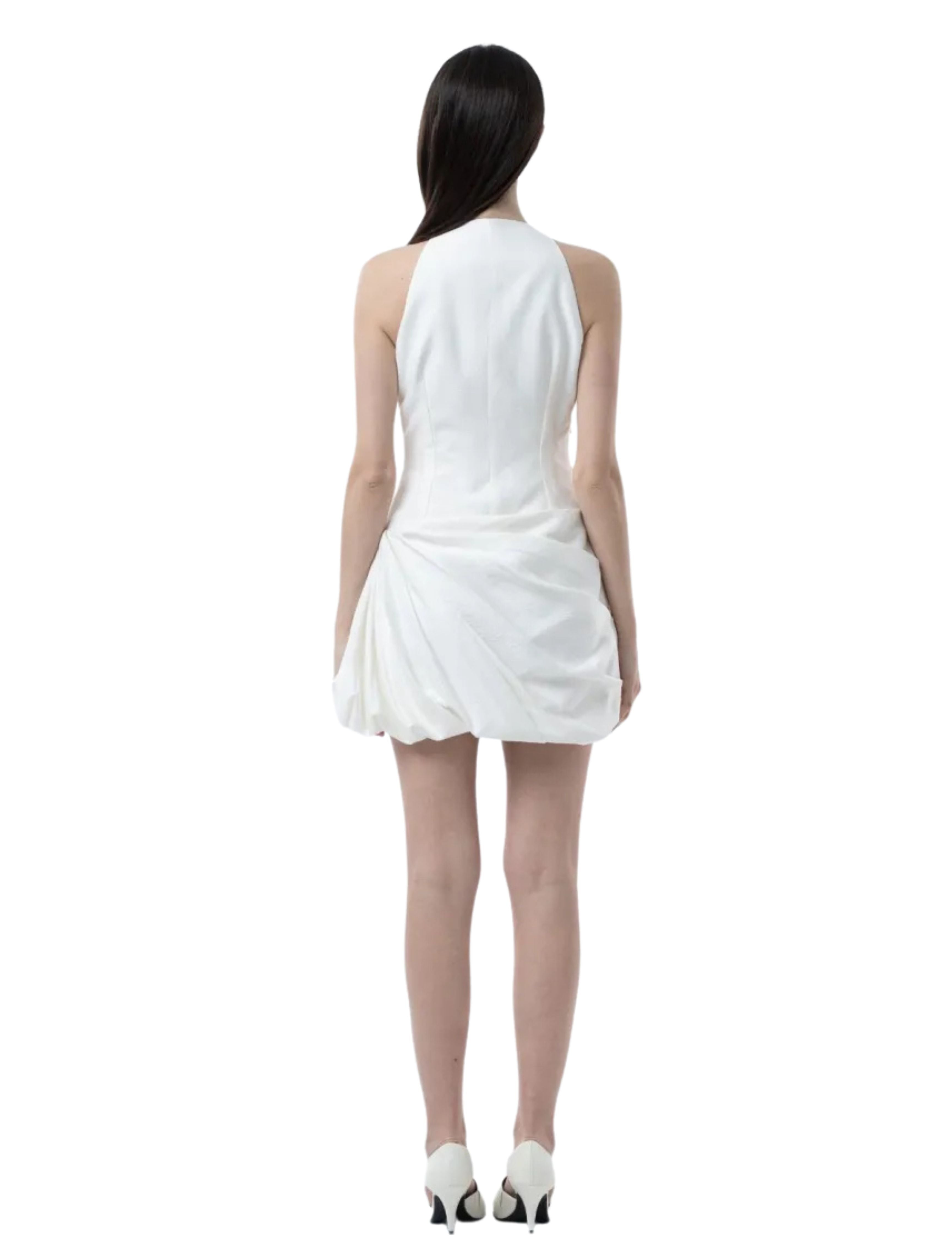 Dennisya White Mini Dress