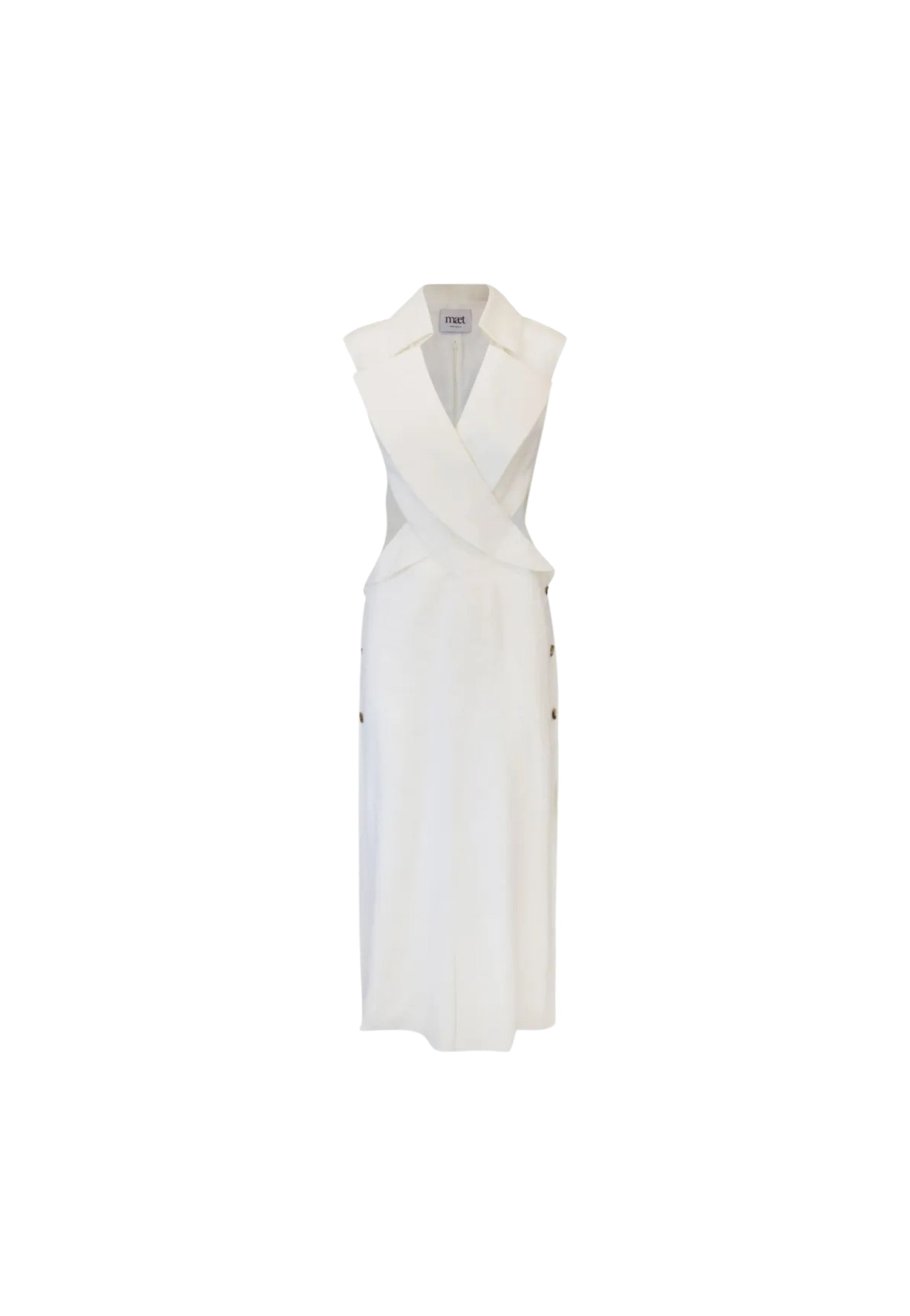 Xenia Linen Midi Dress