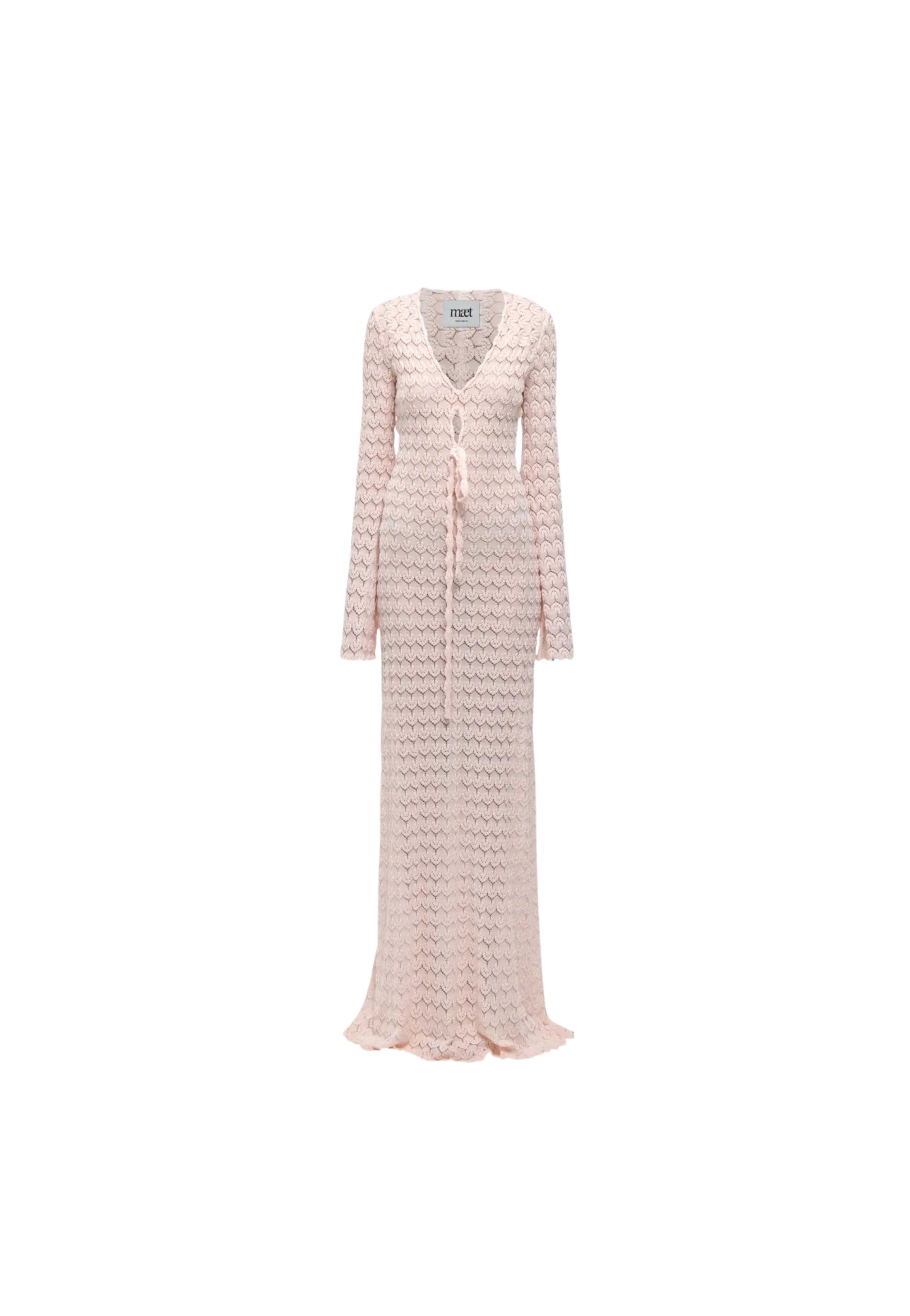 Ejona Pink Knit Dress