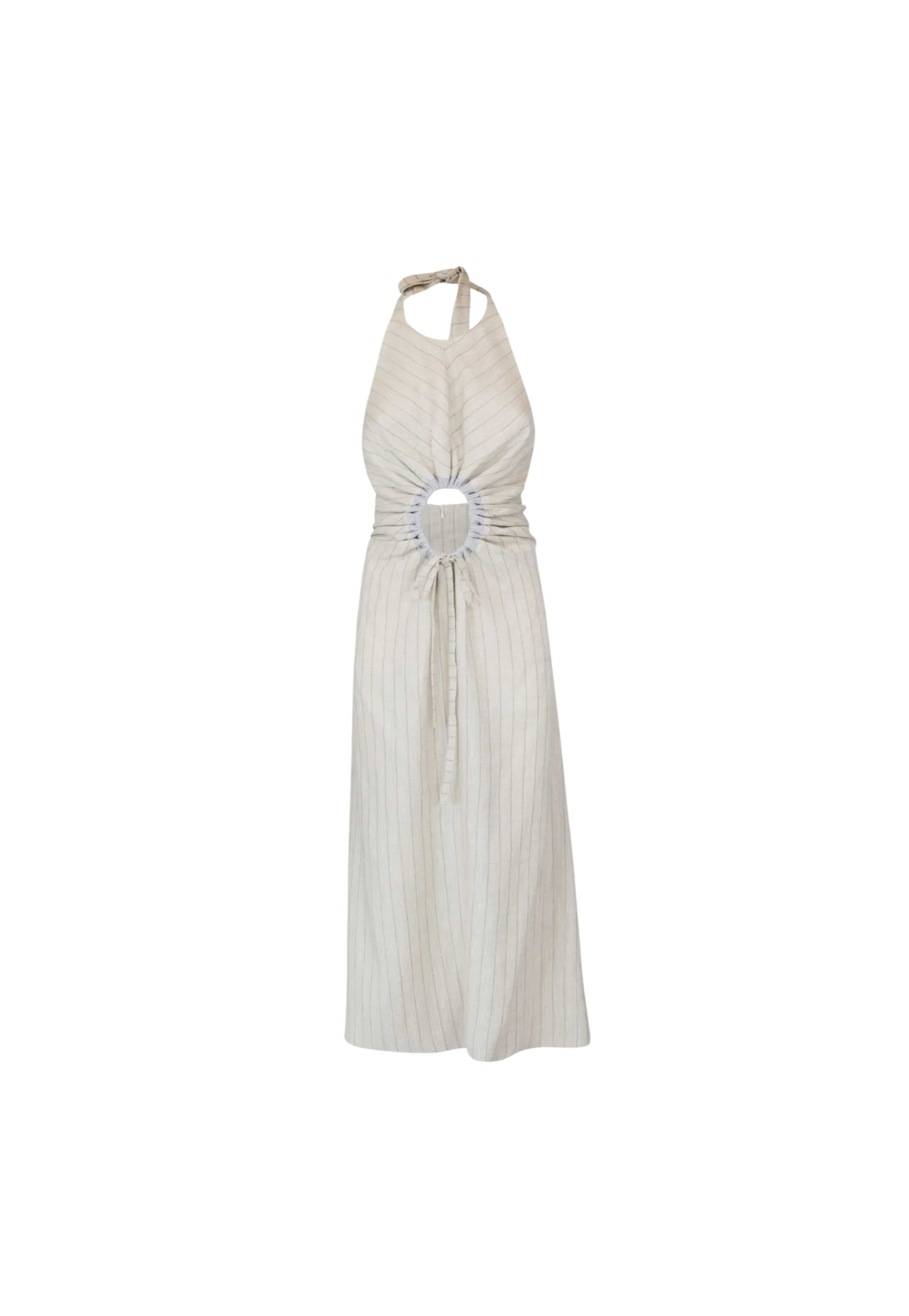 Sola Linen Maxi Dress