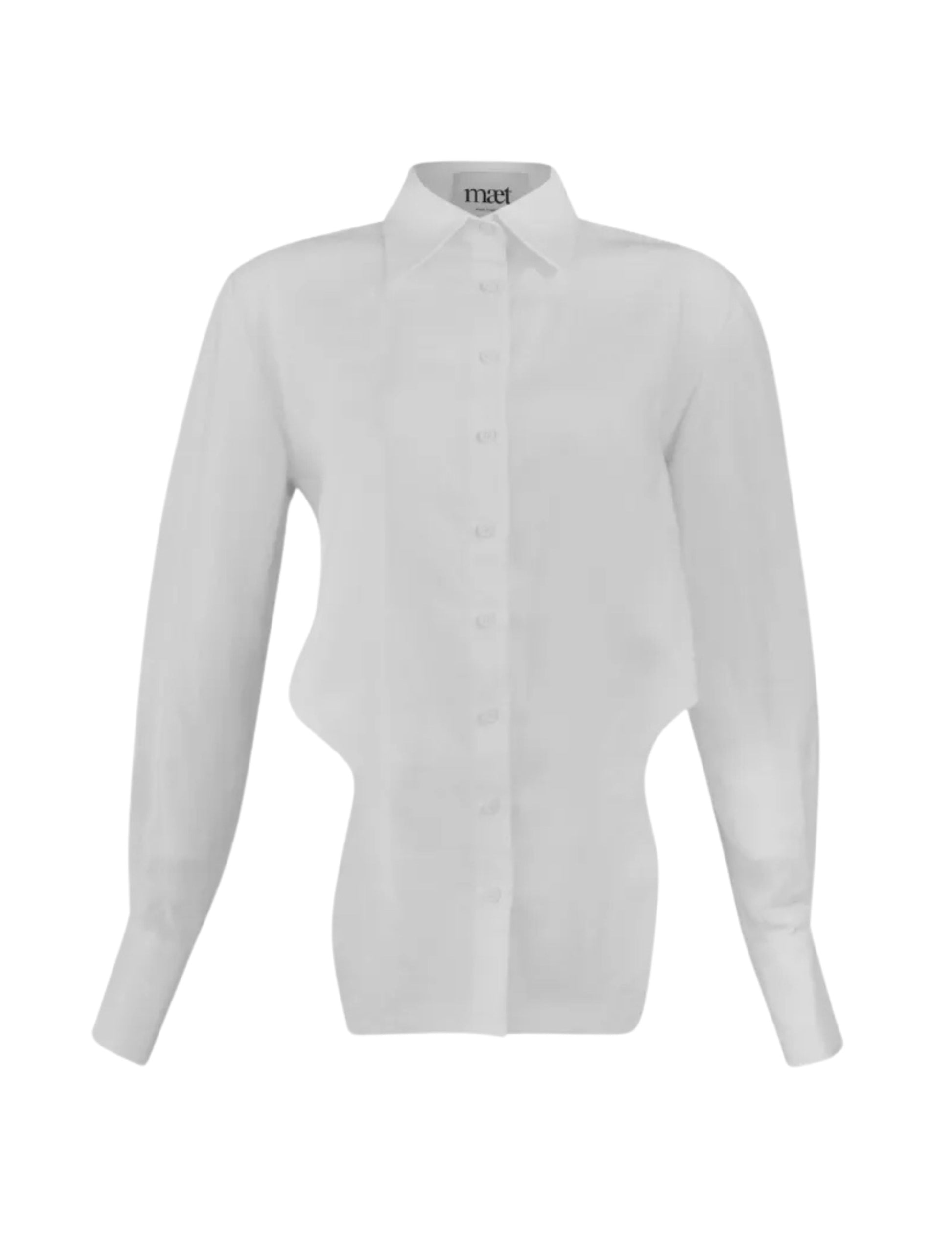 Affra White Linen Shirt