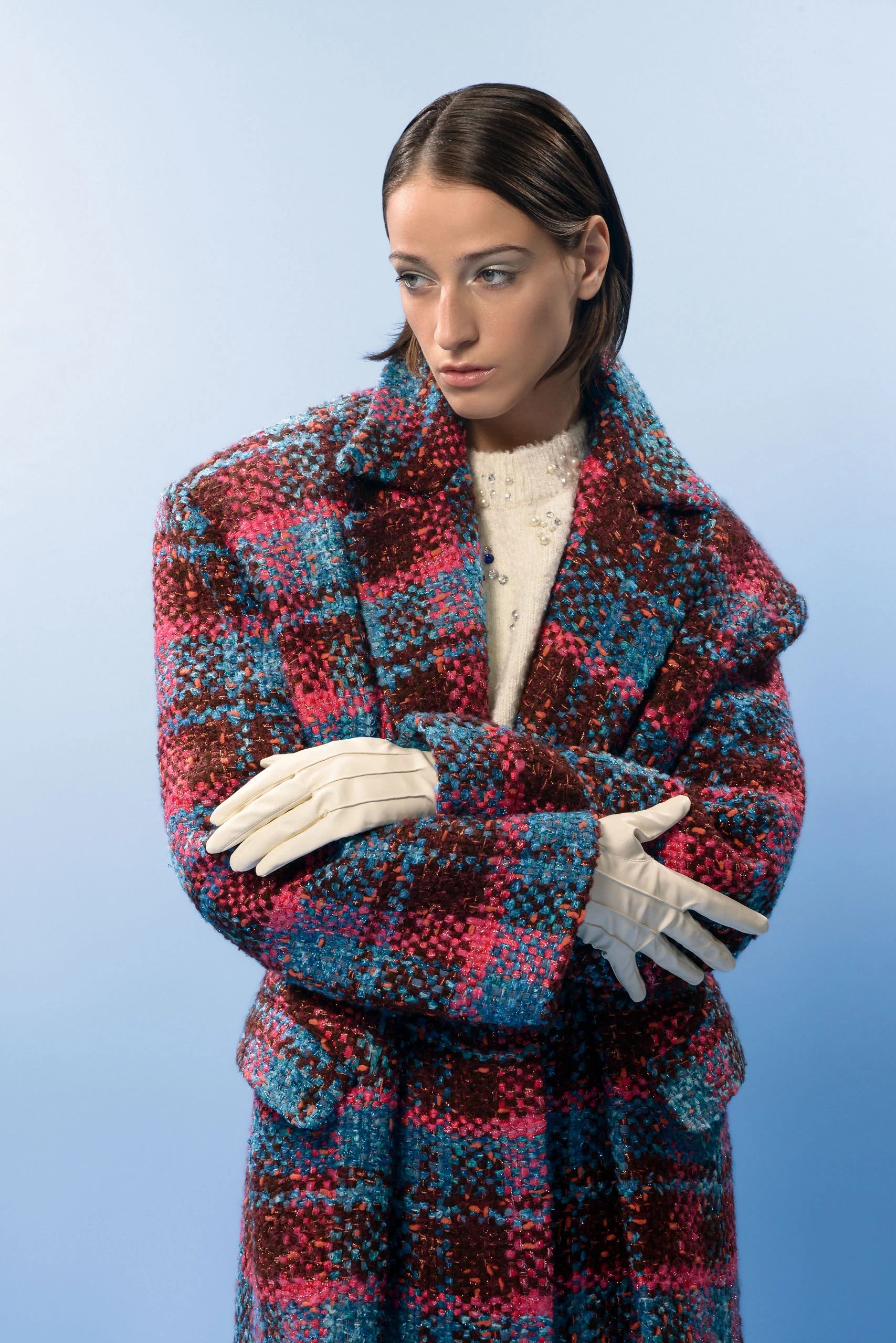 Tweed Blue Coat