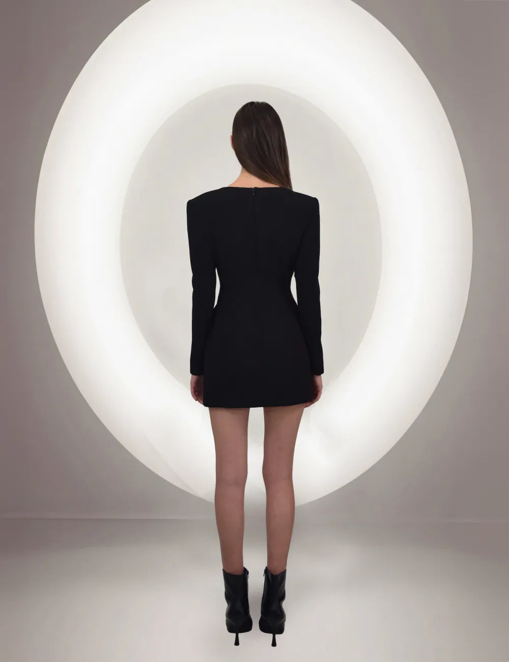 Inga Mini Black Dress