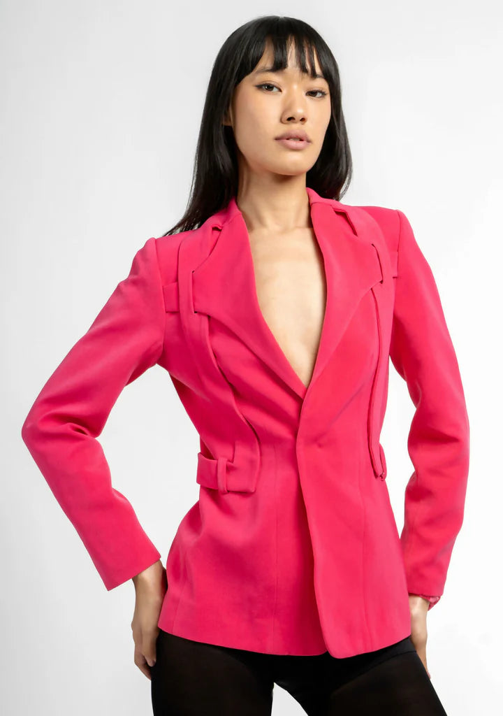 Cut-Out Back Statement Jacket