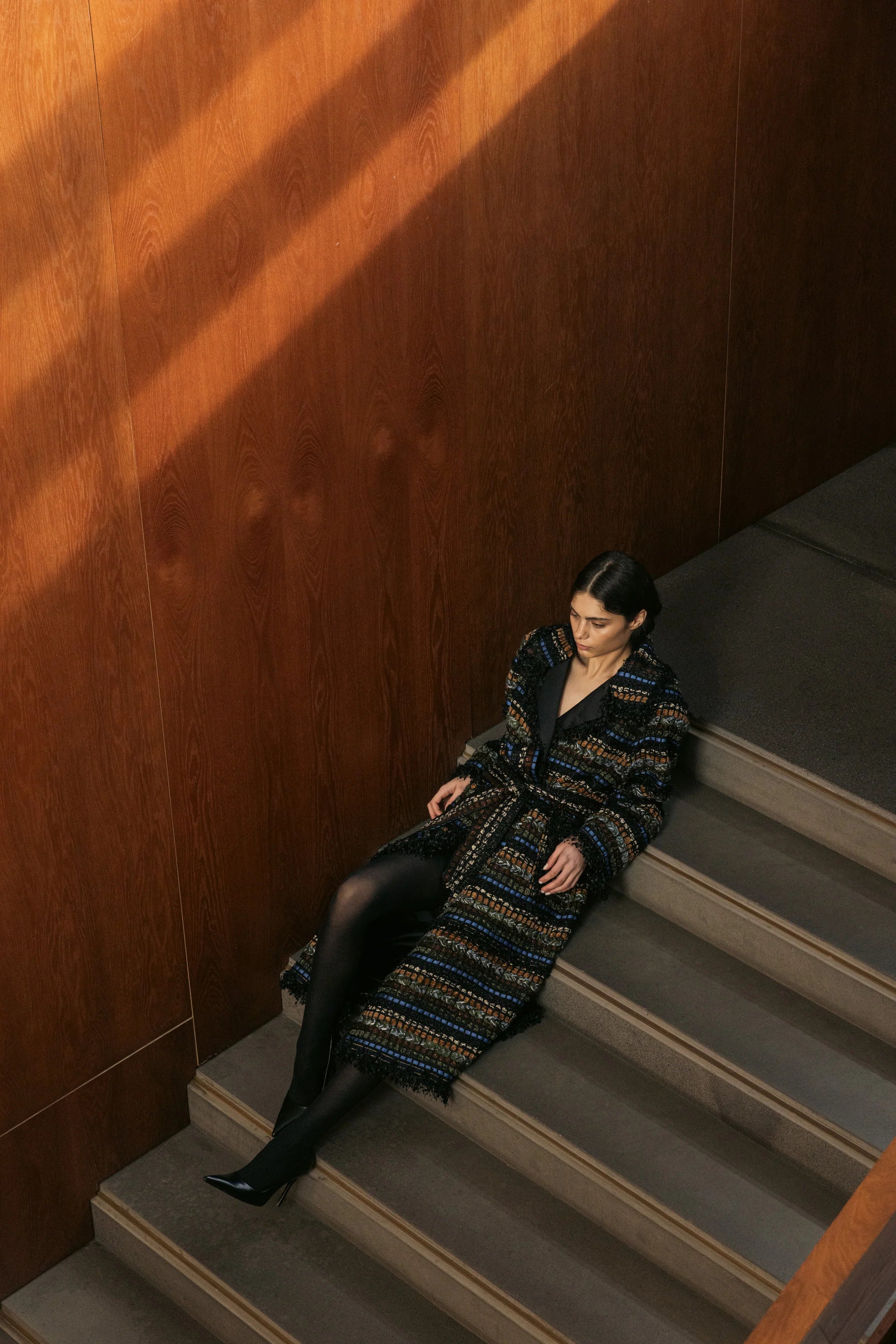 Gwen Long Coat Brown