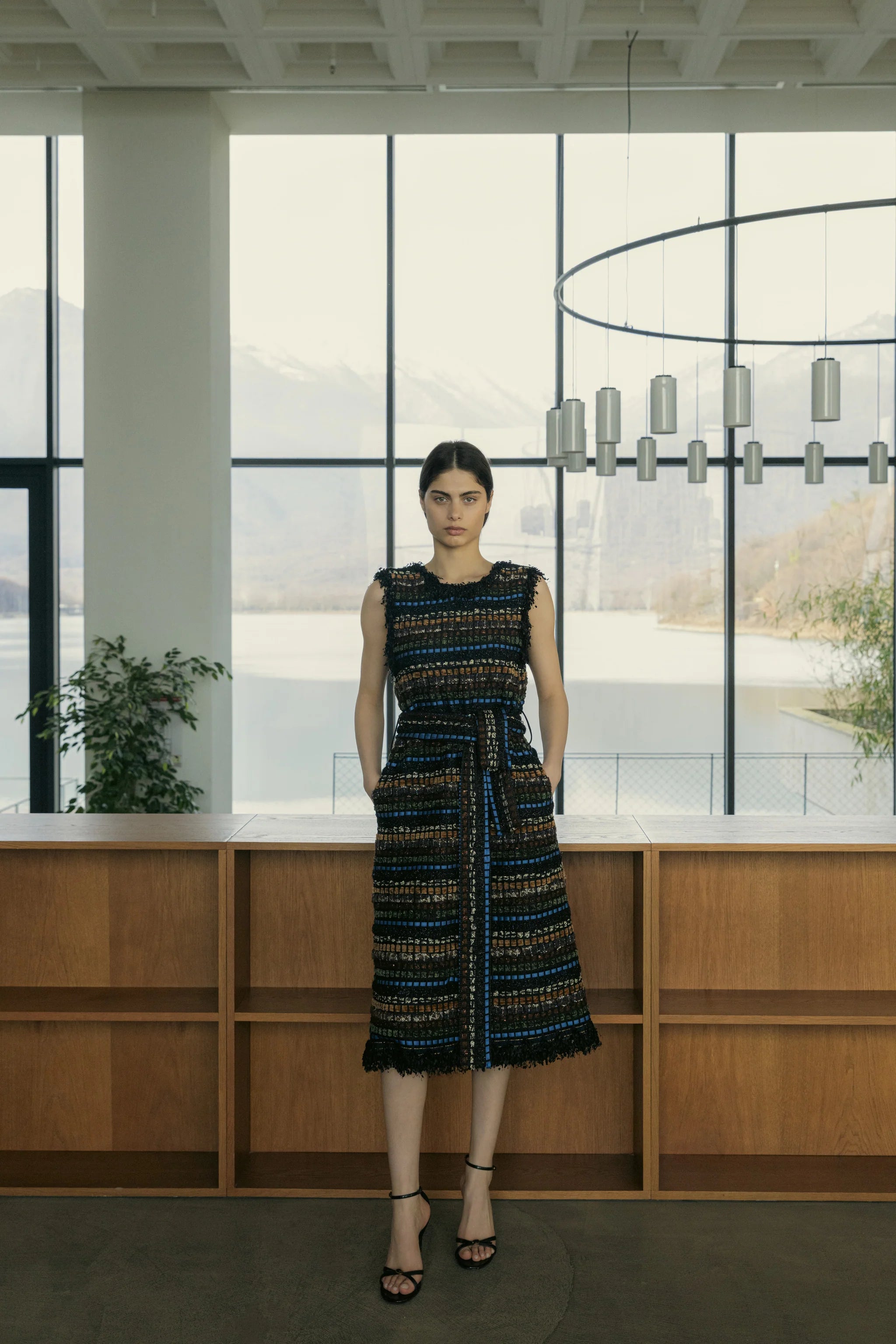 Tweed Brown Dress