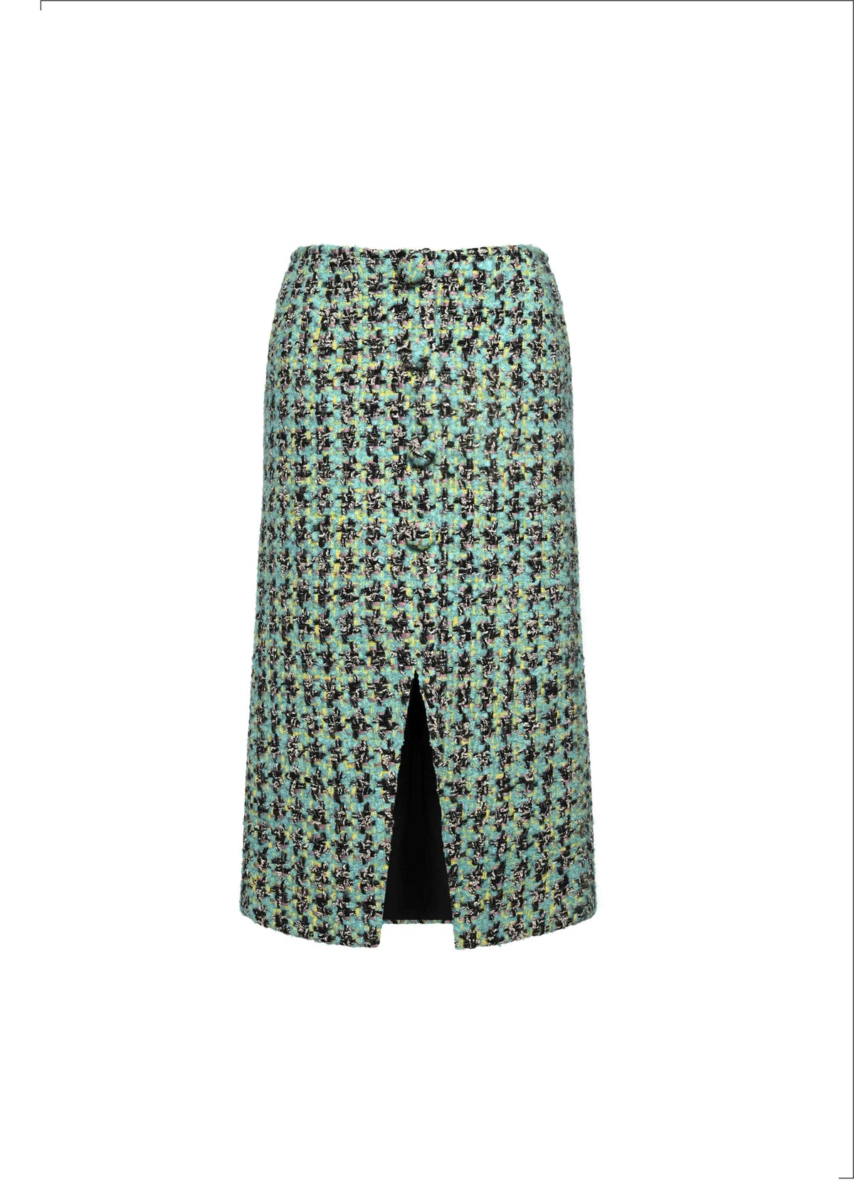 Boa Tweed Skirt Green