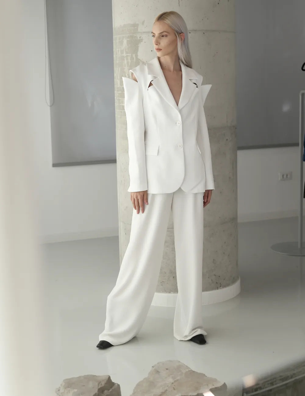 Makeda White Pants